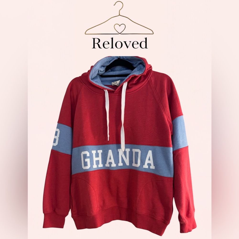 Ghanda Red and Blue Hoodie